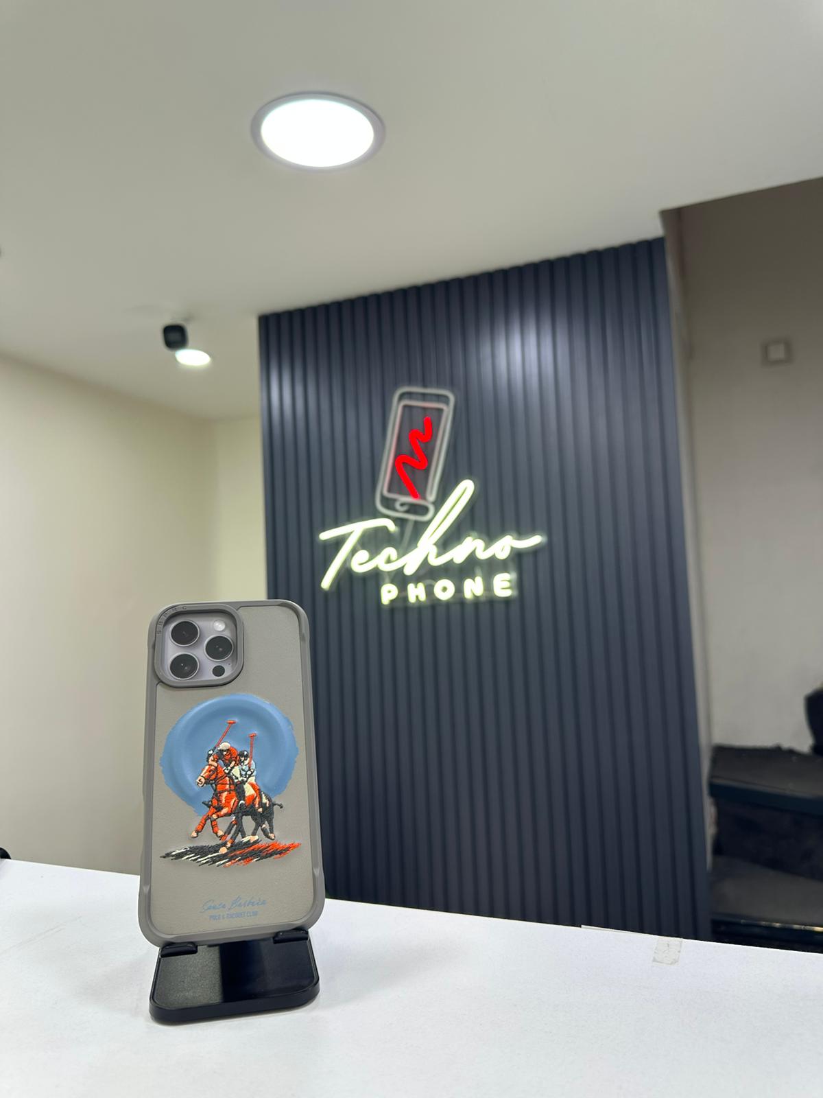 iphone 15 - pro -max  barbara kadife desenli kılıf 